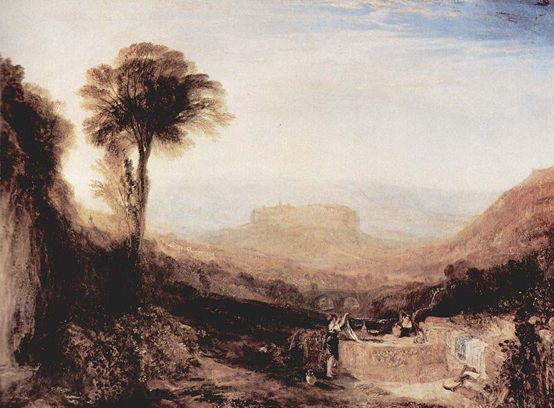 Joseph Mallord William Turner Ansicht von Orvieto